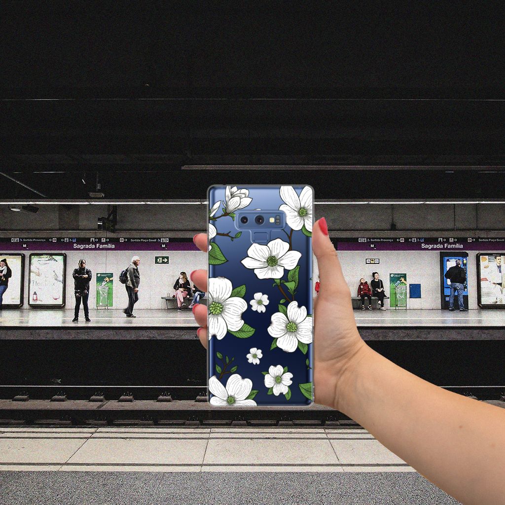 Samsung Galaxy Note 9 TPU Case Dogwood Flowers