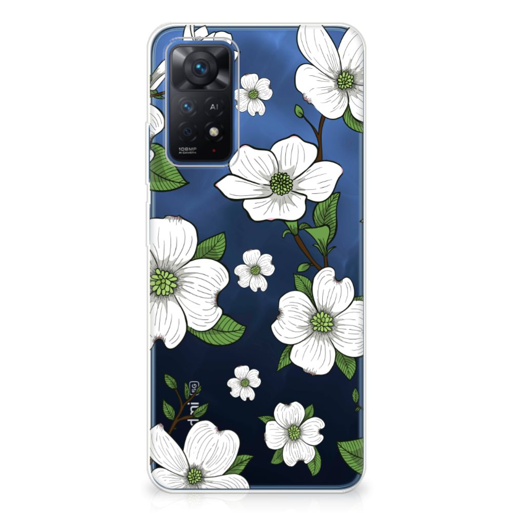 Xiaomi Redmi Note 11 Pro 5G TPU Case Dogwood Flowers