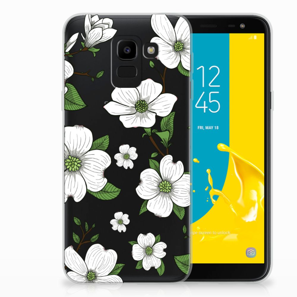 Samsung Galaxy J6 2018 TPU Case Dogwood Flowers