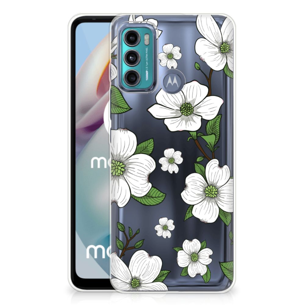 Motorola Moto G60 TPU Case Dogwood Flowers