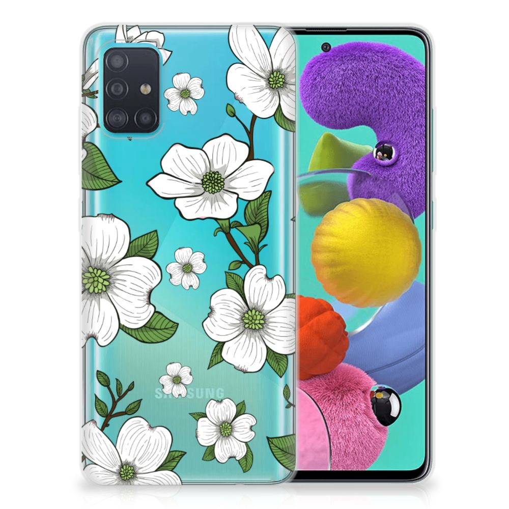 Samsung Galaxy A51 TPU Case Dogwood Flowers