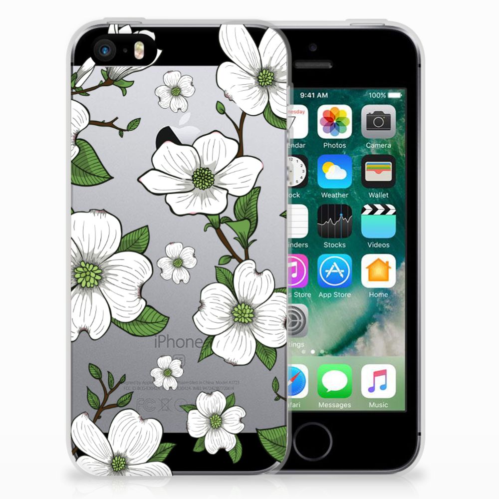 Apple iPhone SE | 5S TPU Case Dogwood Flowers