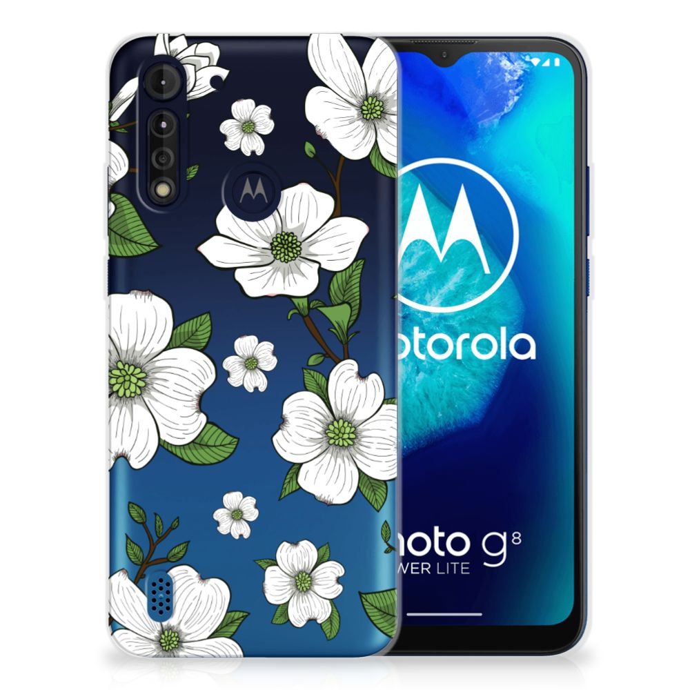 Motorola Moto G8 Power Lite TPU Case Dogwood Flowers