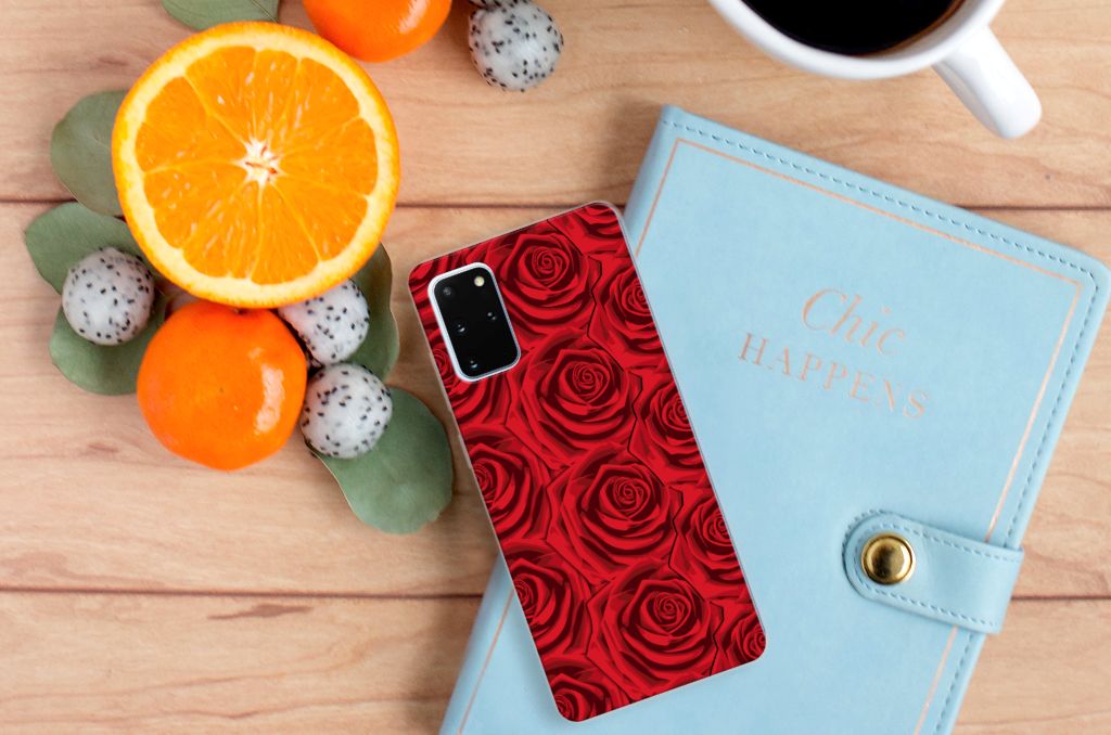 Samsung Galaxy S20 Plus TPU Case Red Roses