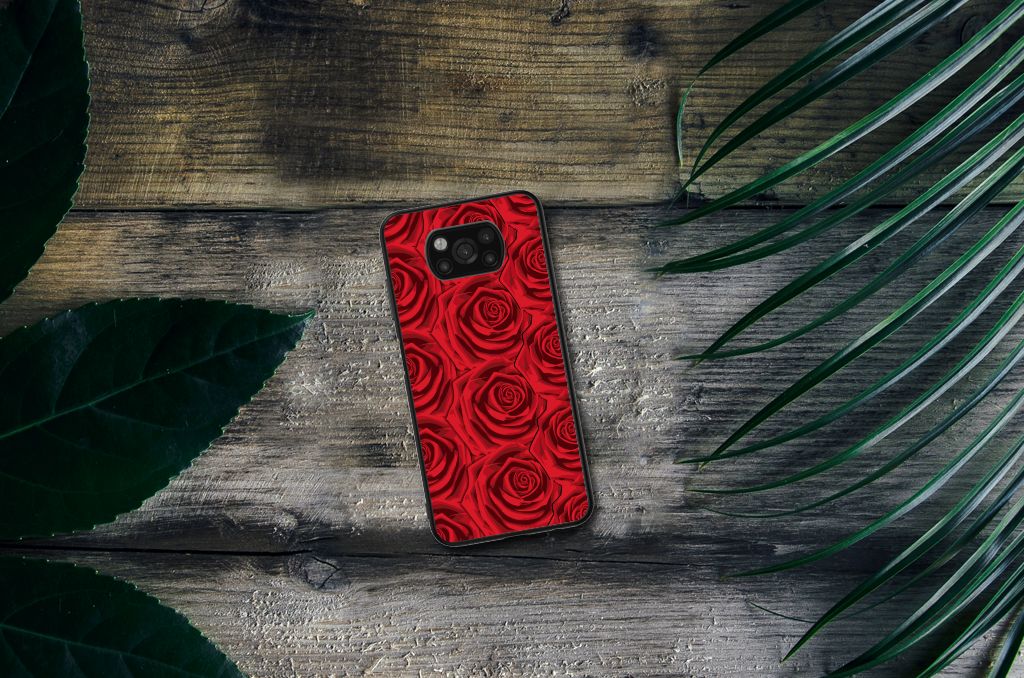 Xiaomi Poco X3 | X3 Pro Bloemen Hoesje Red Roses