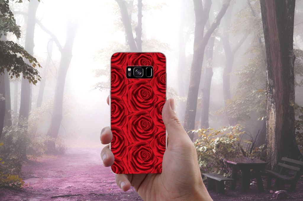 Samsung Galaxy S8 TPU Case Red Roses
