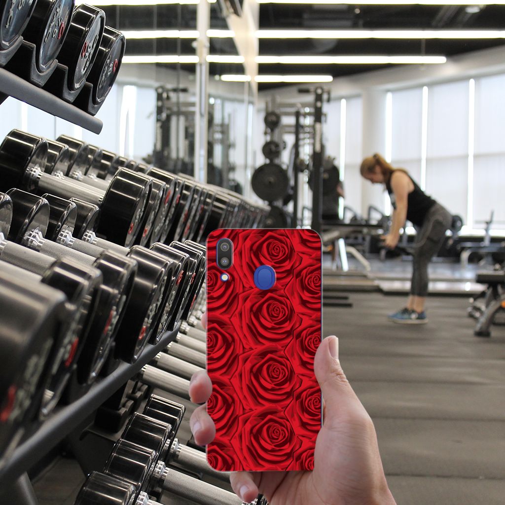 Samsung Galaxy M20 (Power) TPU Case Red Roses