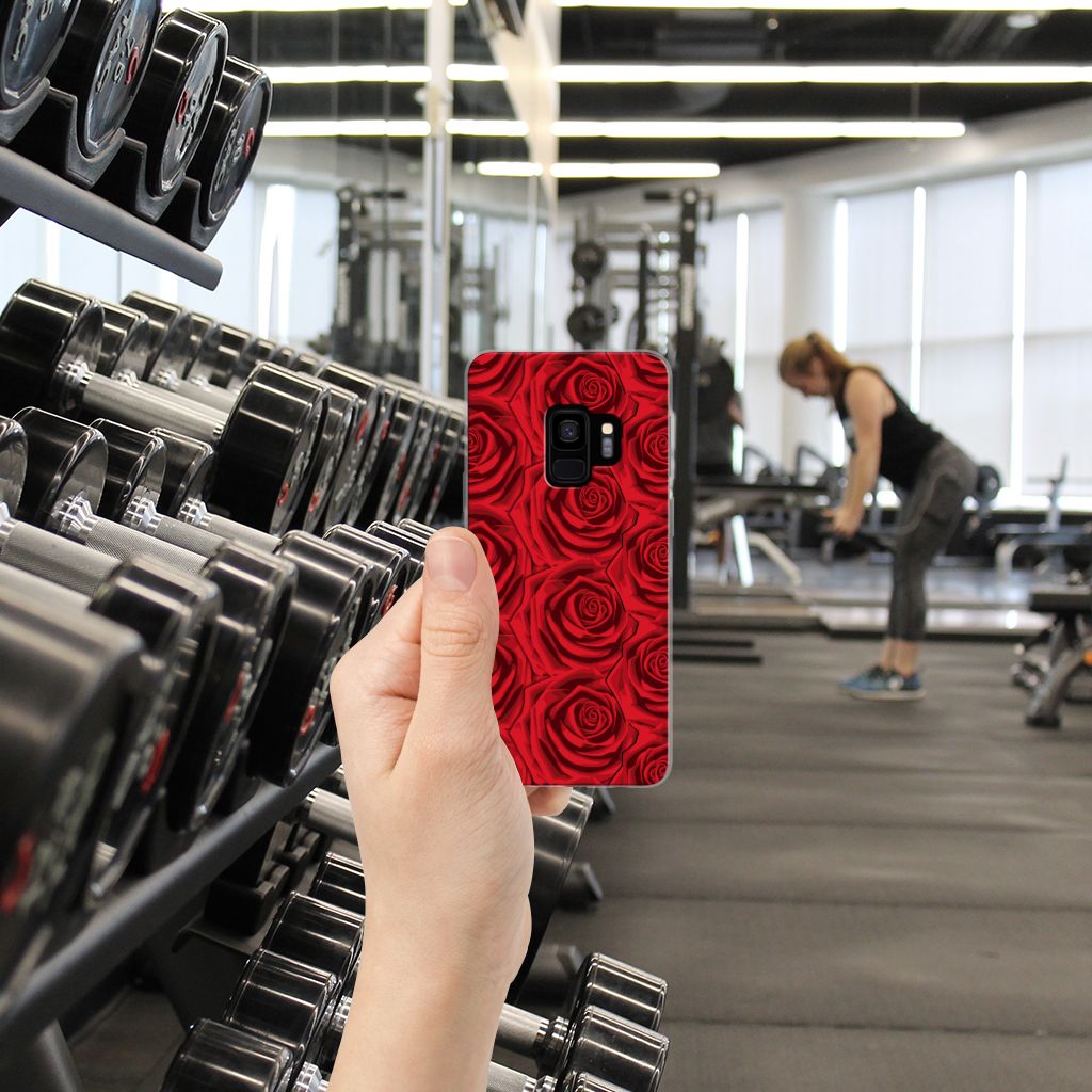 Samsung Galaxy S9 TPU Case Red Roses