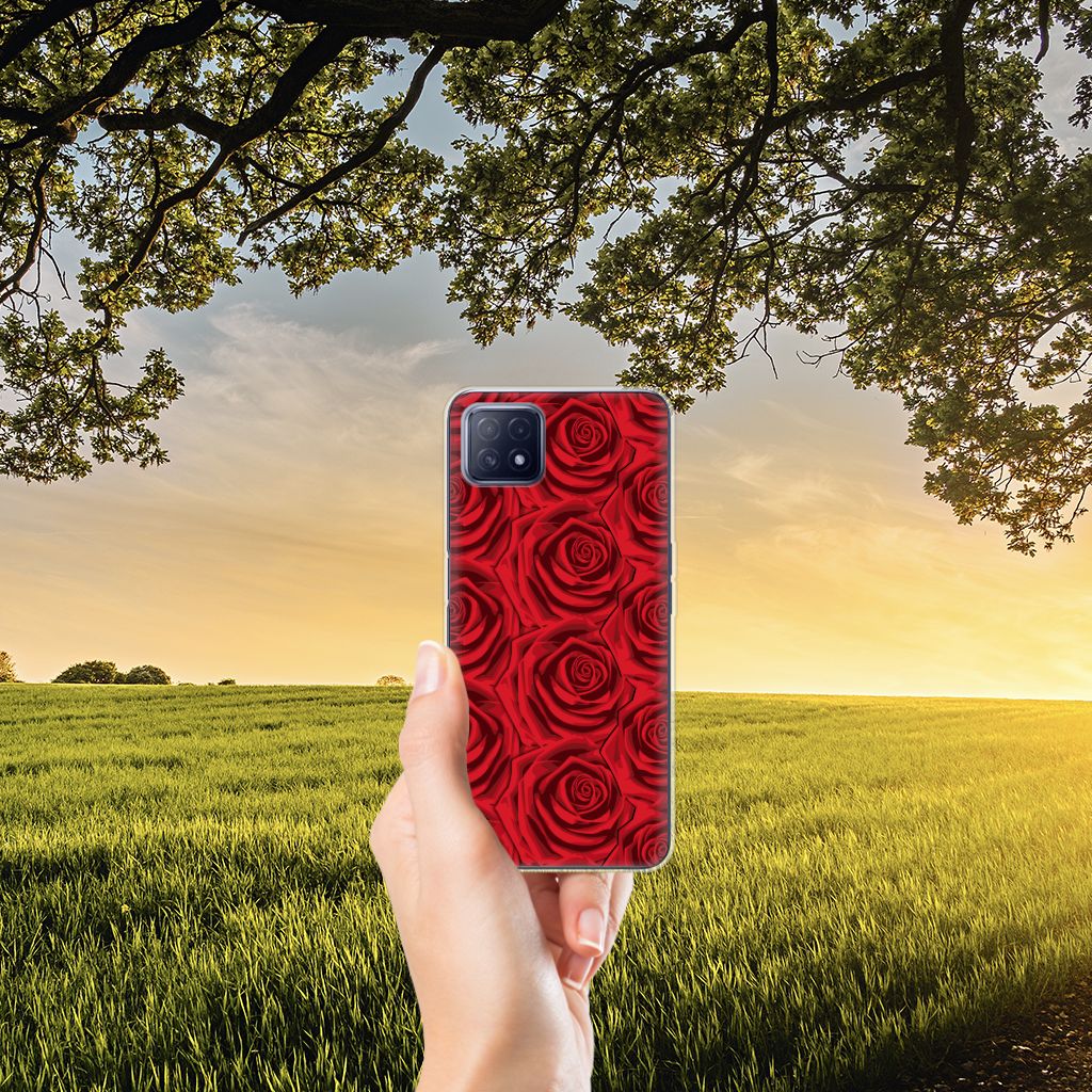 OPPO A53 5G | OPPO A73 5G TPU Case Red Roses