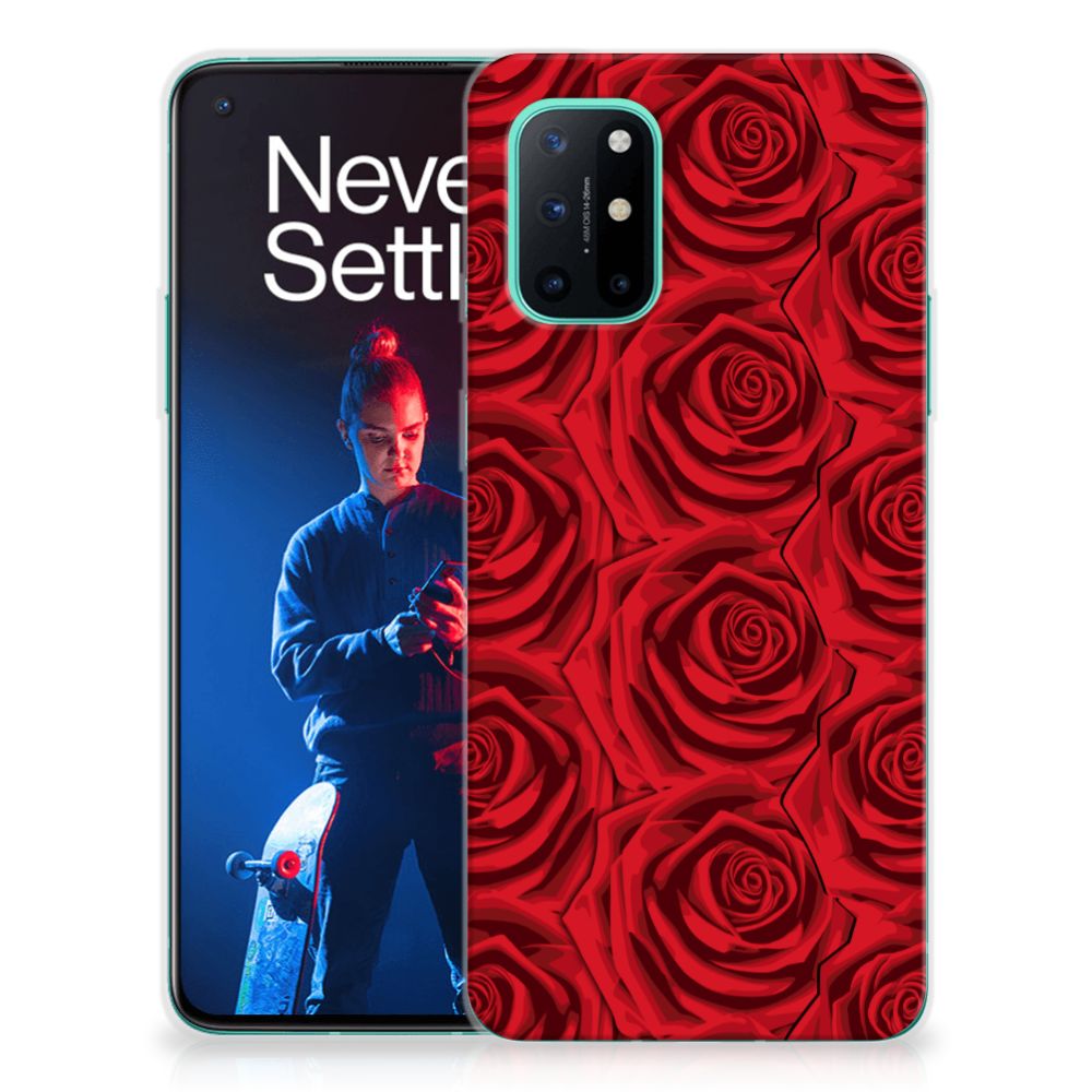 OnePlus 8T TPU Case Red Roses