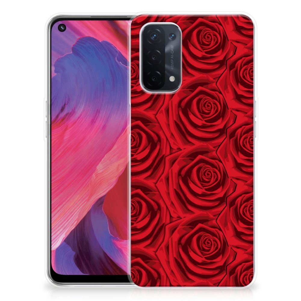 OPPO A93 5G TPU Case Red Roses
