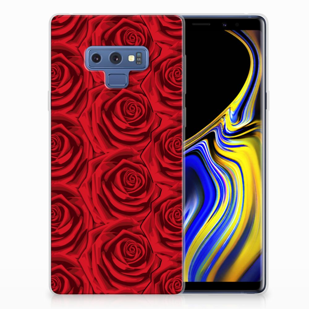 Samsung Galaxy Note 9 TPU Case Red Roses