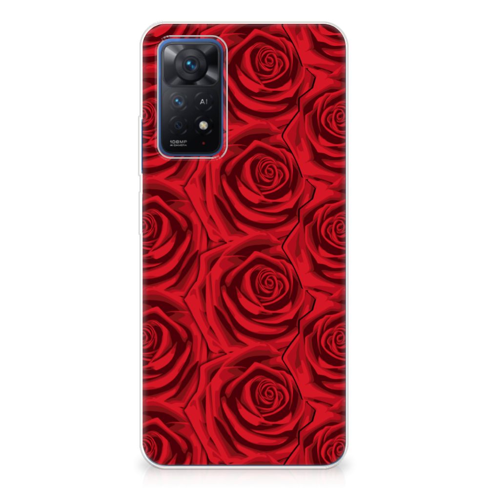 Xiaomi Redmi Note 11 Pro 5G TPU Case Red Roses