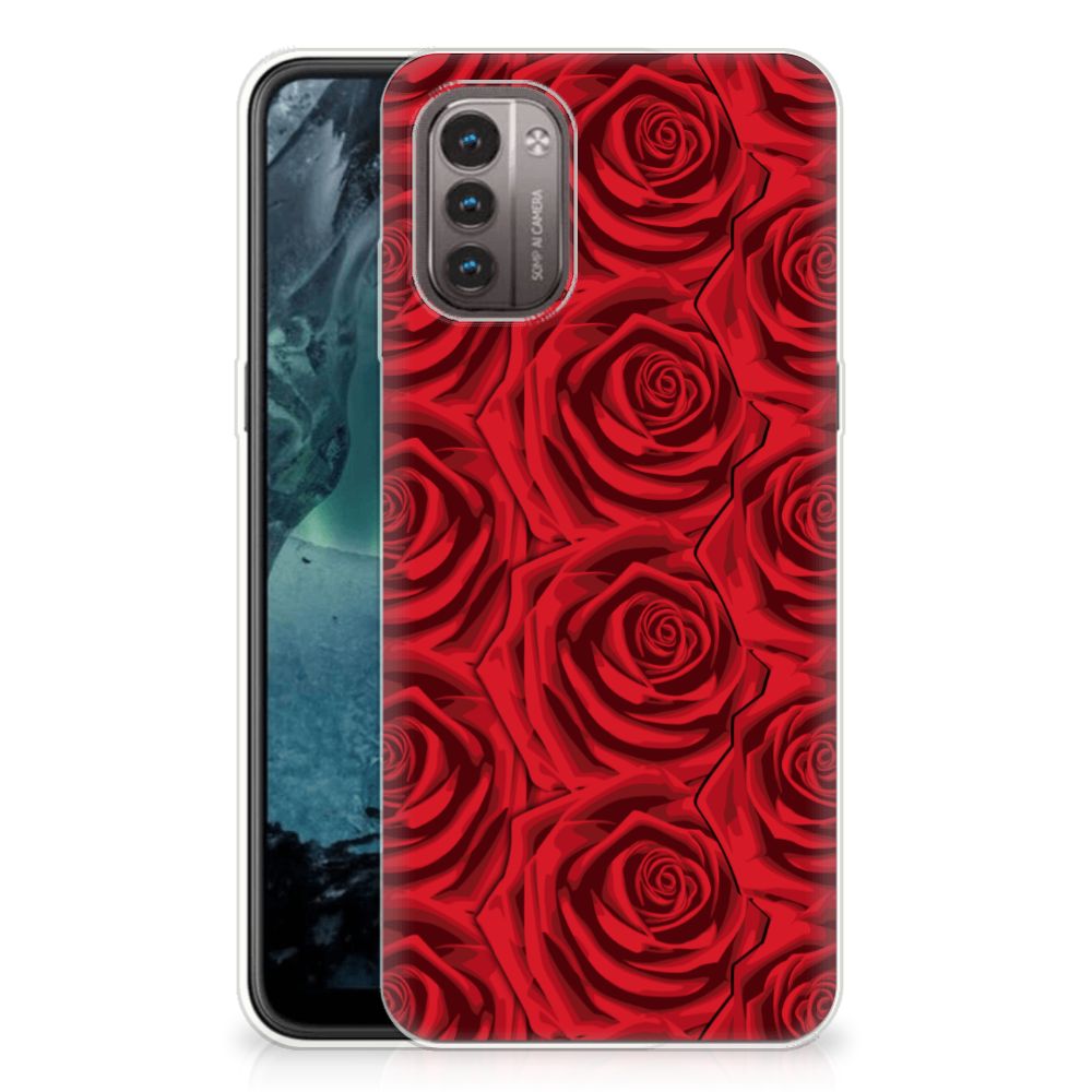 Nokia G21 | G11 TPU Case Red Roses