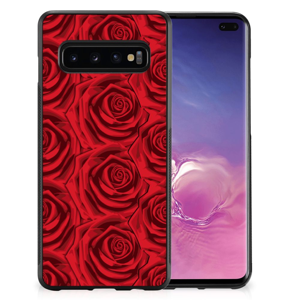Samsung Galaxy S10+ Skin Case Red Roses