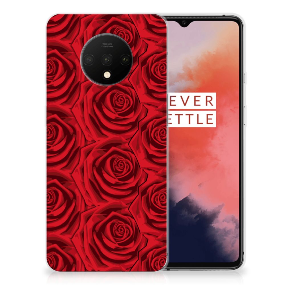 OnePlus 7T TPU Case Red Roses