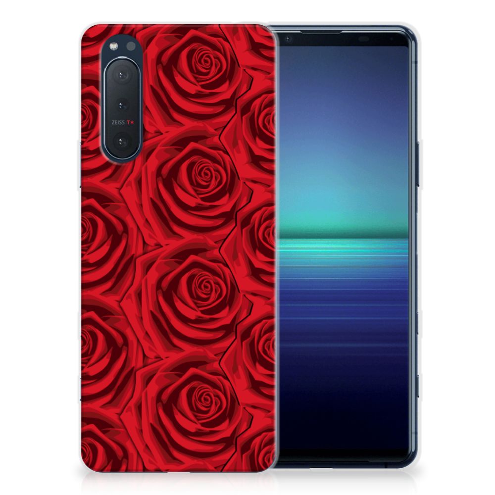 Sony Xperia 5II TPU Case Red Roses