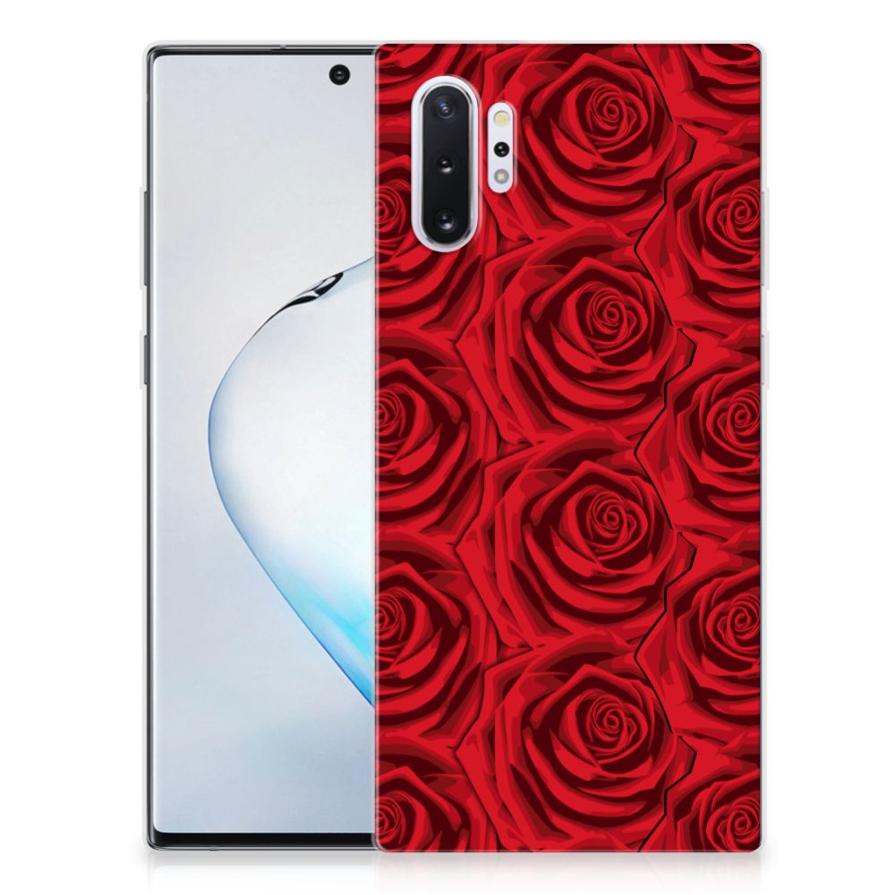 Samsung Galaxy Note 10 Plus TPU Case Red Roses