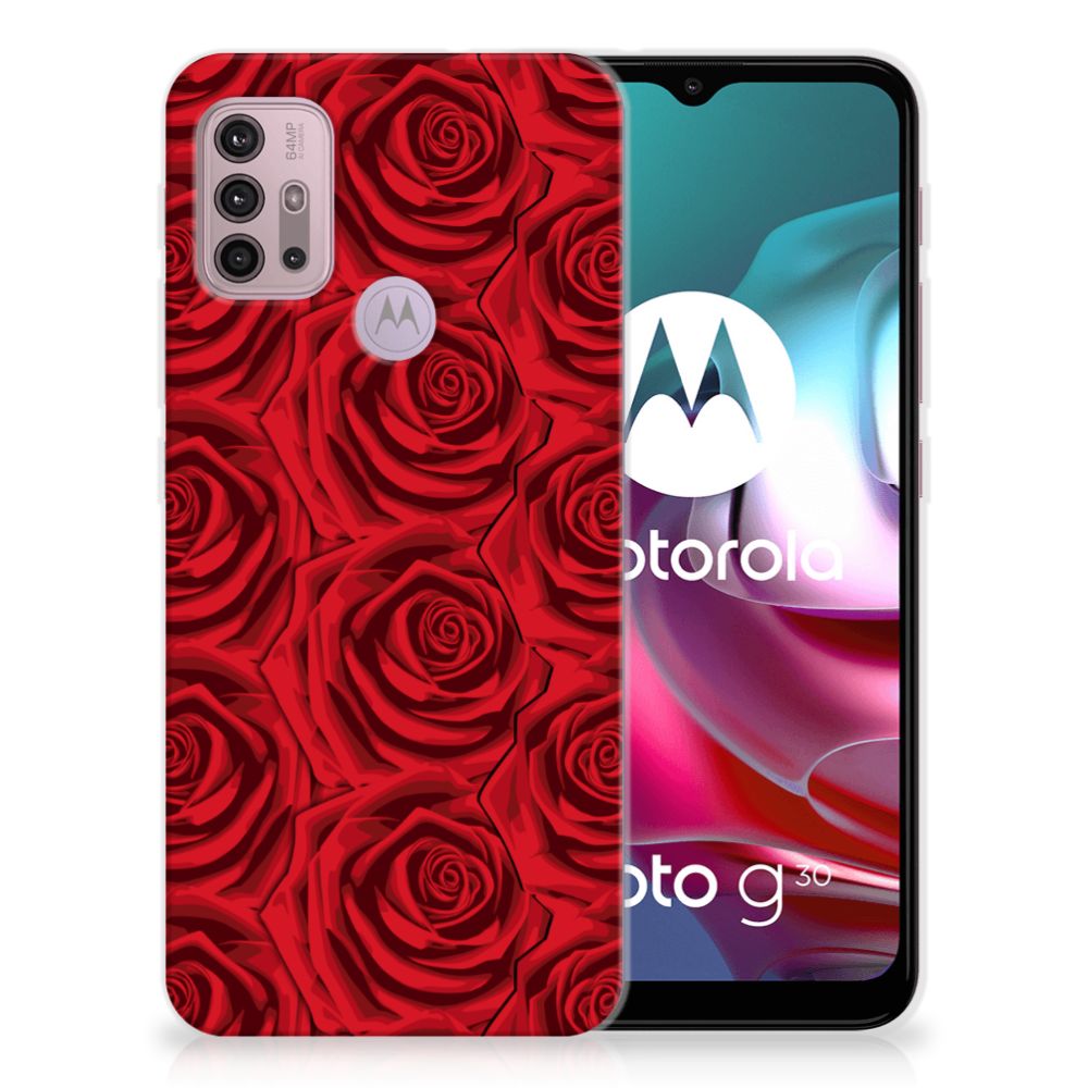 Motorola Moto G30 | G10 TPU Case Red Roses