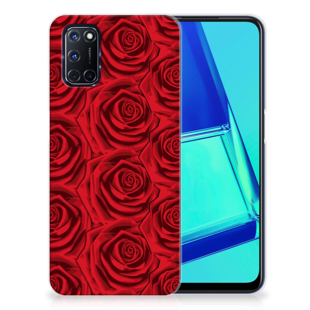 OPPO A52 | A72 TPU Case Red Roses