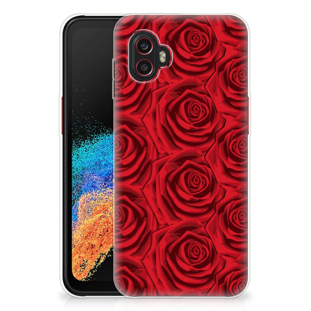 Samsung Galaxy Xcover 6 Pro TPU Case Red Roses