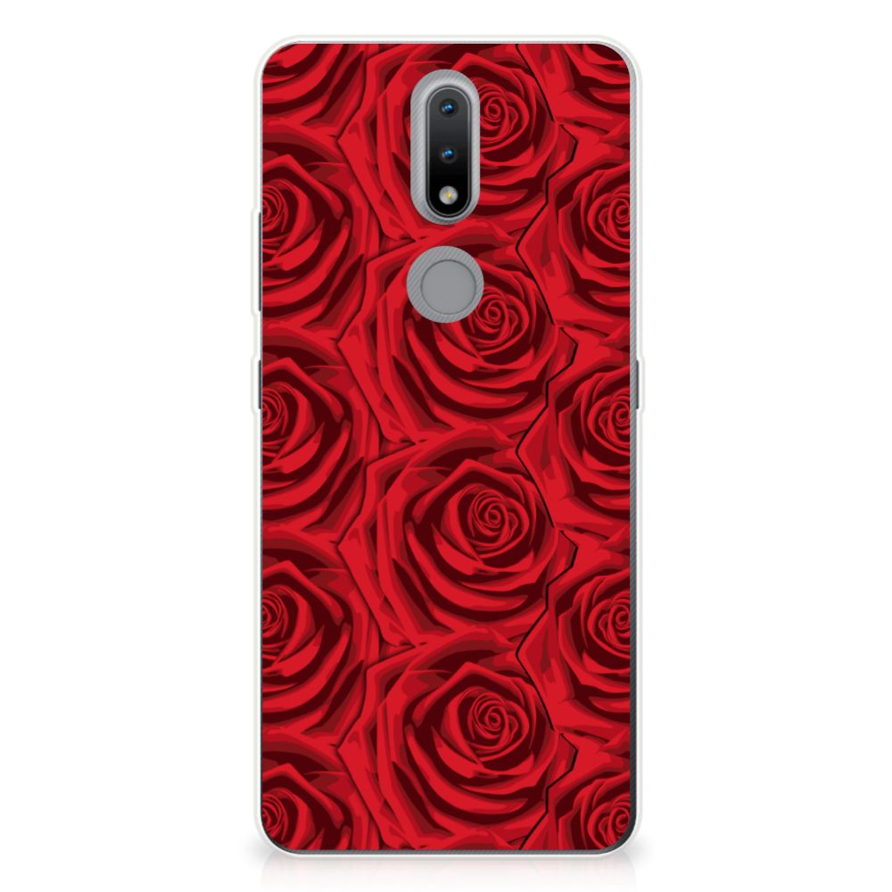Nokia 2.4 TPU Case Red Roses