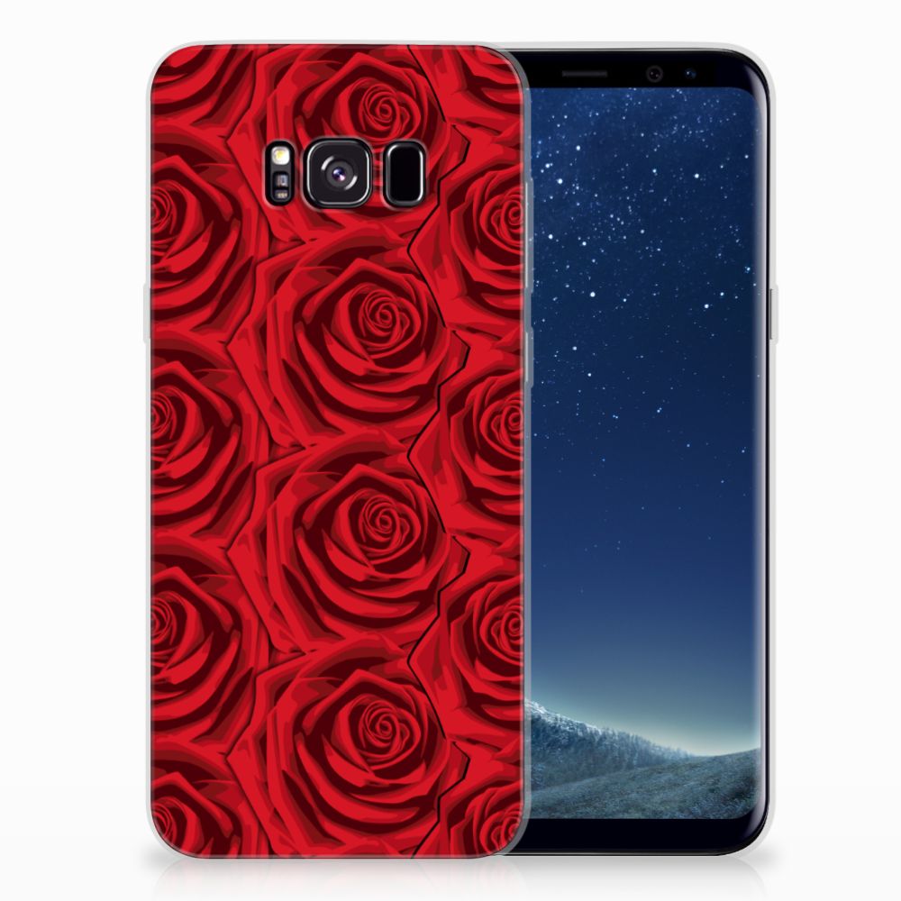 Samsung Galaxy S8 Plus TPU Case Red Roses