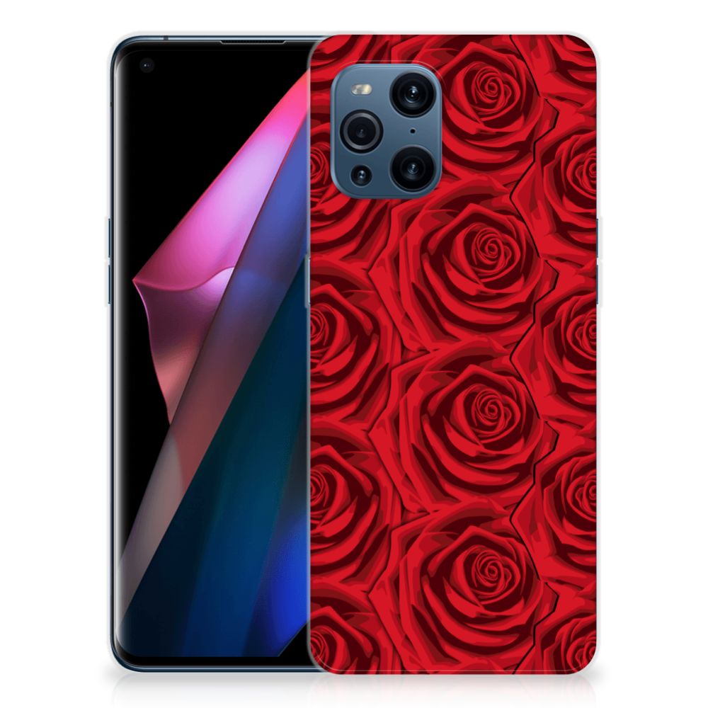 OPPO Find X3 | X3 Pro TPU Case Red Roses