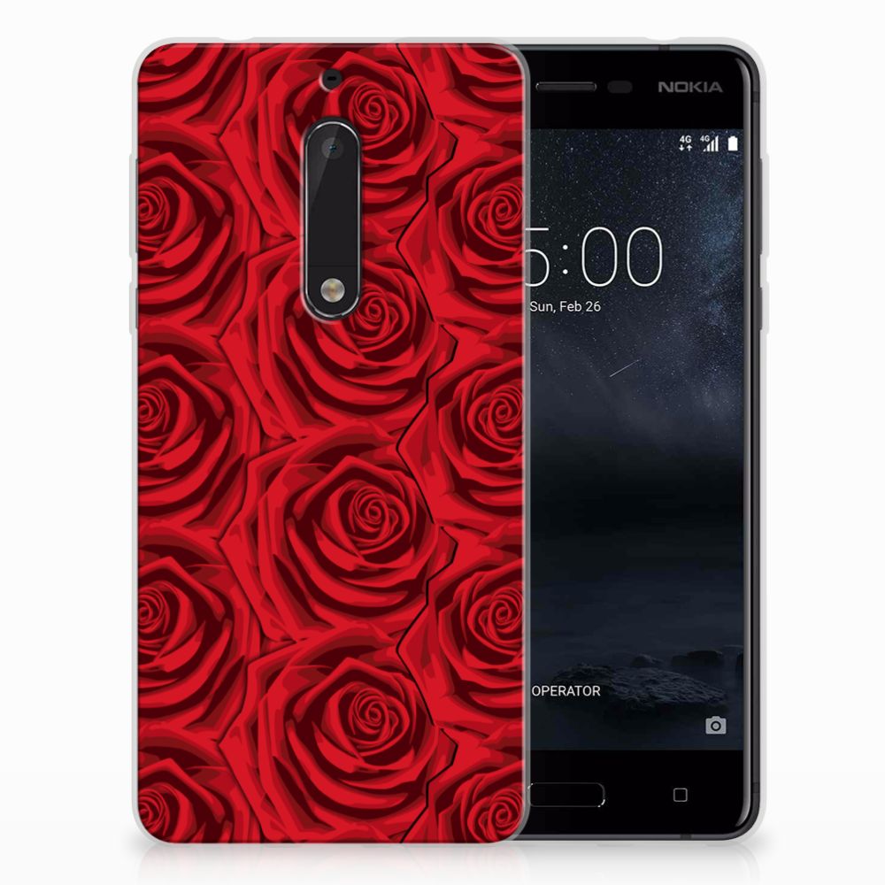 Nokia 5 TPU Case Red Roses