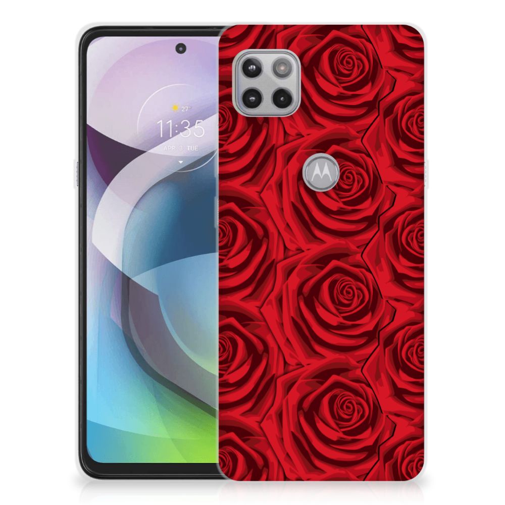 Motorola Moto G 5G TPU Case Red Roses