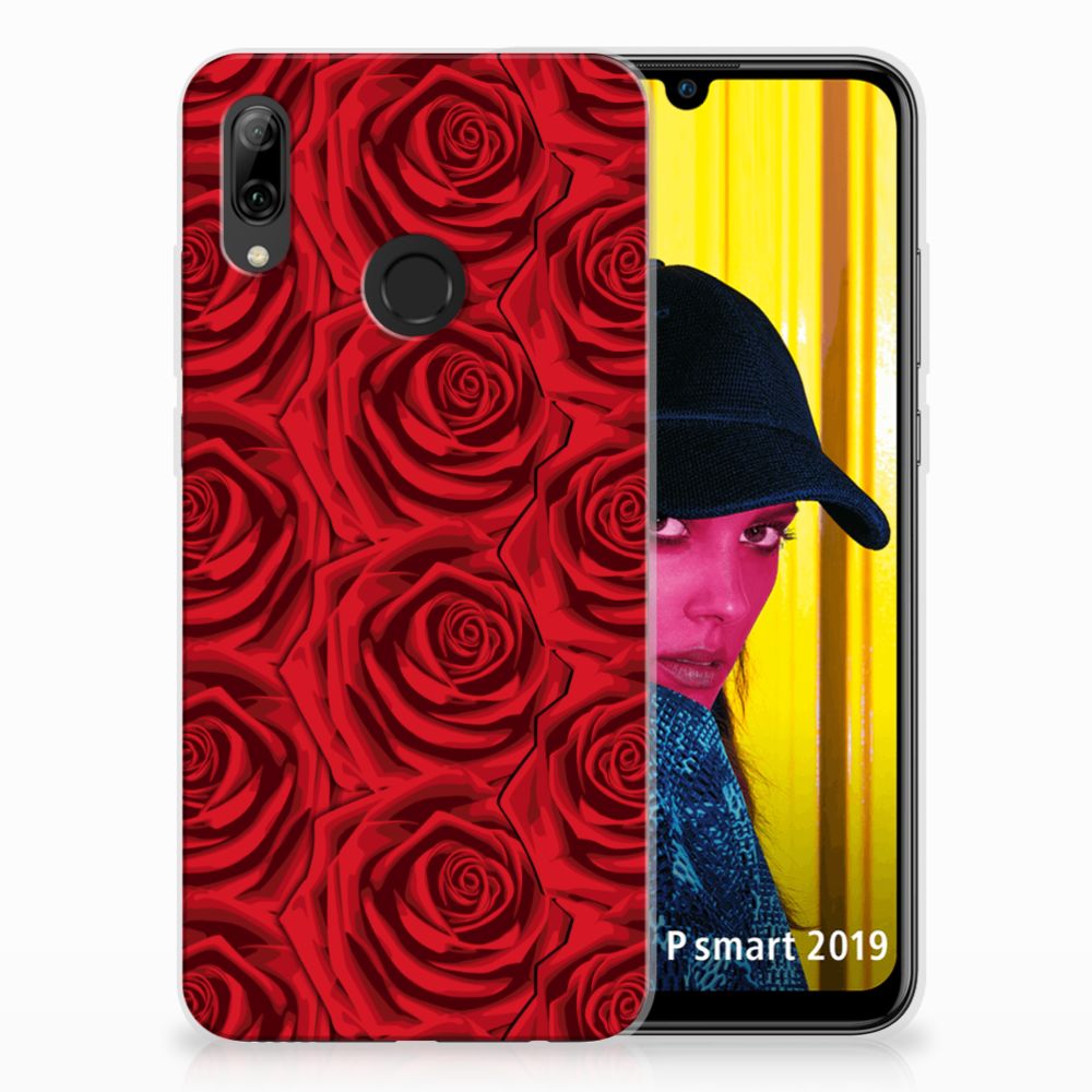 Huawei P Smart 2019 TPU Case Red Roses