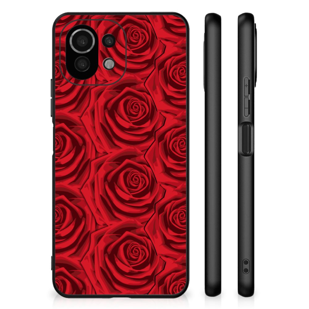 Xiaomi 11 Lite 5G NE | Mi 11 Lite Bloemen Hoesje Red Roses