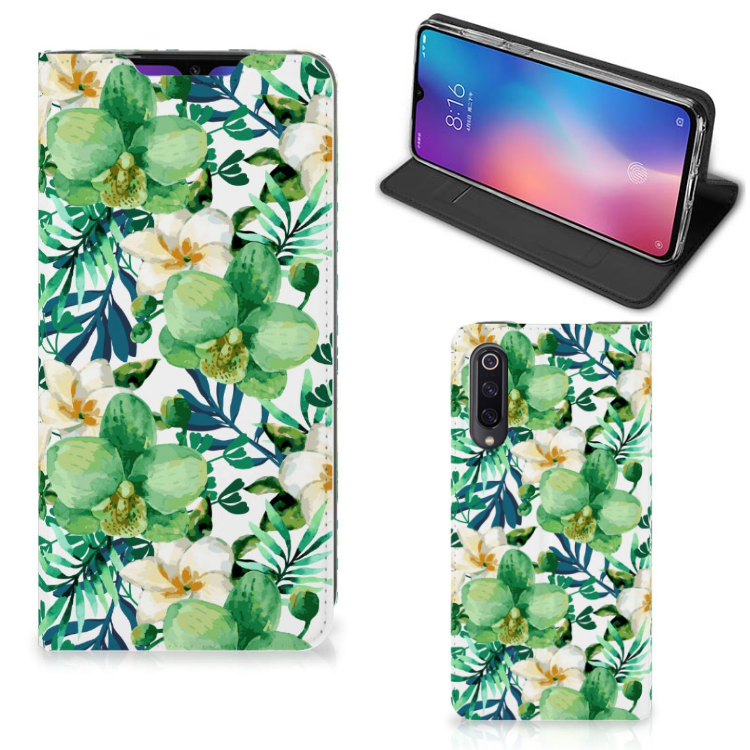 Xiaomi Mi 9 Smart Cover Orchidee Groen