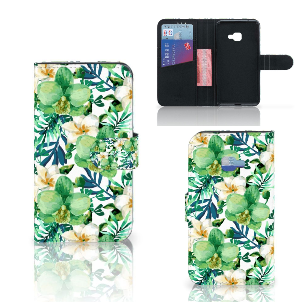 Samsung Galaxy Xcover 4 | Xcover 4s Hoesje Orchidee Groen