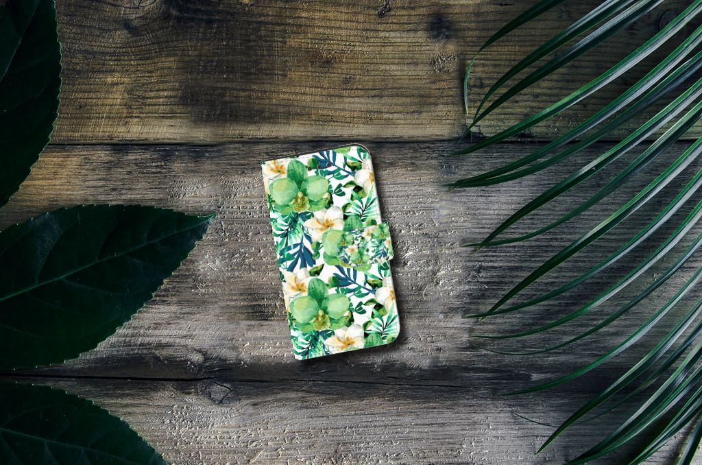 Samsung Galaxy Xcover 3 | Xcover 3 VE Hoesje Orchidee Groen