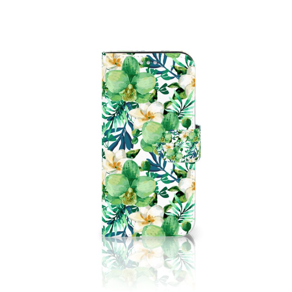 Samsung Galaxy S7 Hoesje Orchidee Groen