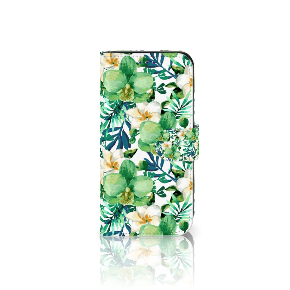 Samsung Galaxy S10e Hoesje Orchidee Groen