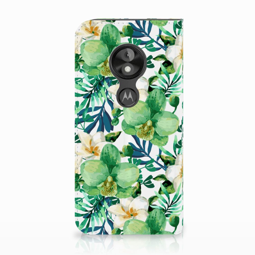Motorola Moto E5 Play Smart Cover Orchidee Groen