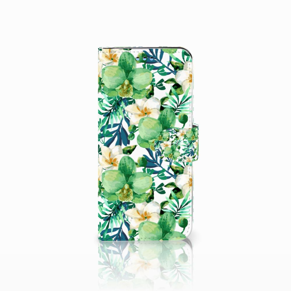 Samsung Galaxy S9 Hoesje Orchidee Groen