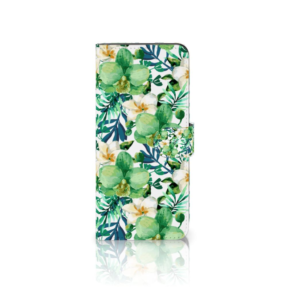 Samsung Galaxy A53 Hoesje Orchidee Groen