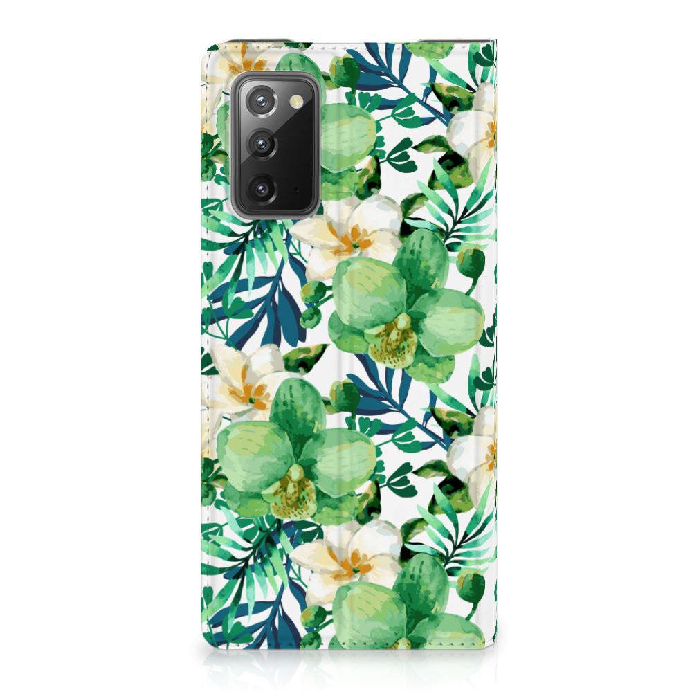 Samsung Galaxy Note20 Smart Cover Orchidee Groen