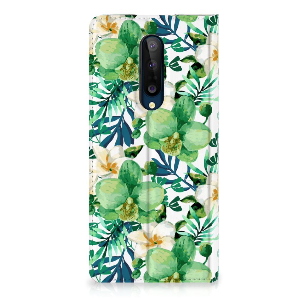 OnePlus 8 Smart Cover Orchidee Groen