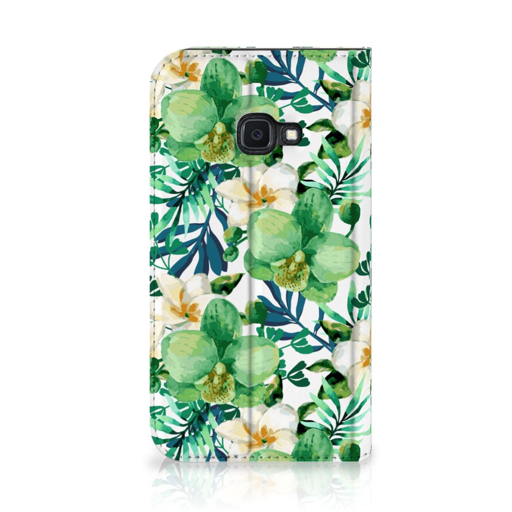 Samsung Galaxy Xcover 4s Smart Cover Orchidee Groen