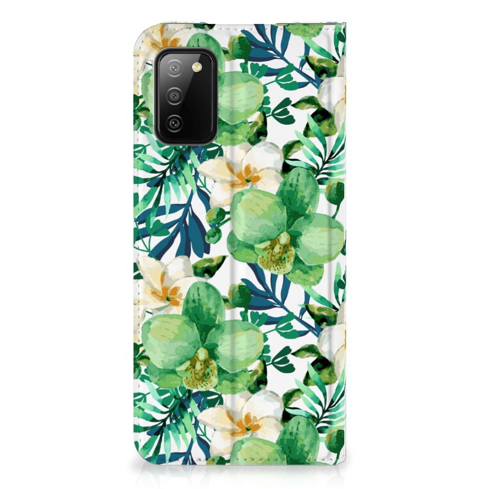 Samsung Galaxy M02s | A02s Smart Cover Orchidee Groen