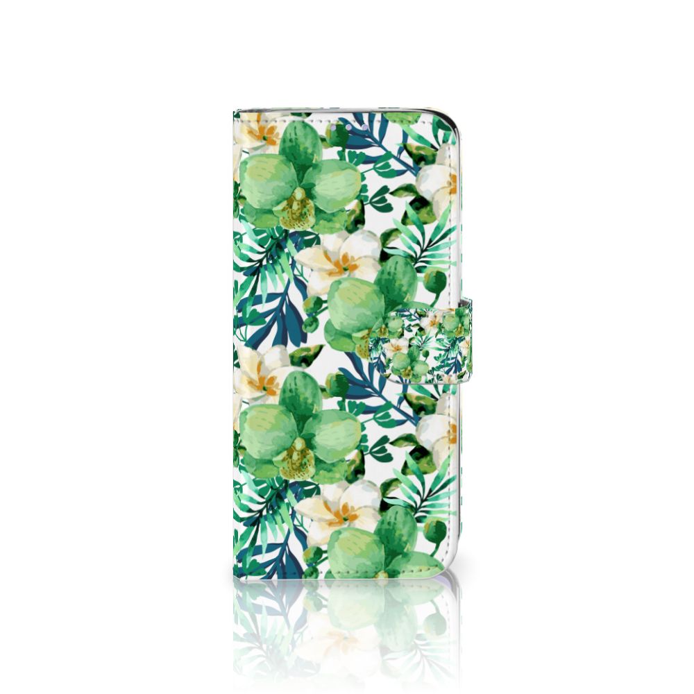 Samsung Galaxy A51 Hoesje Orchidee Groen