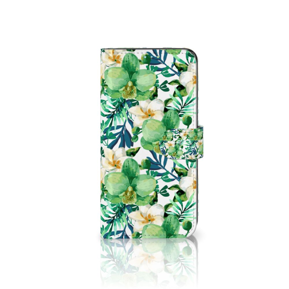 Samsung Galaxy A52 Hoesje Orchidee Groen