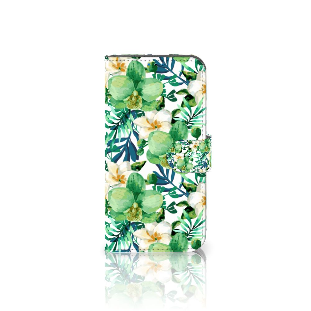 iPhone 14 Pro Hoesje Orchidee Groen