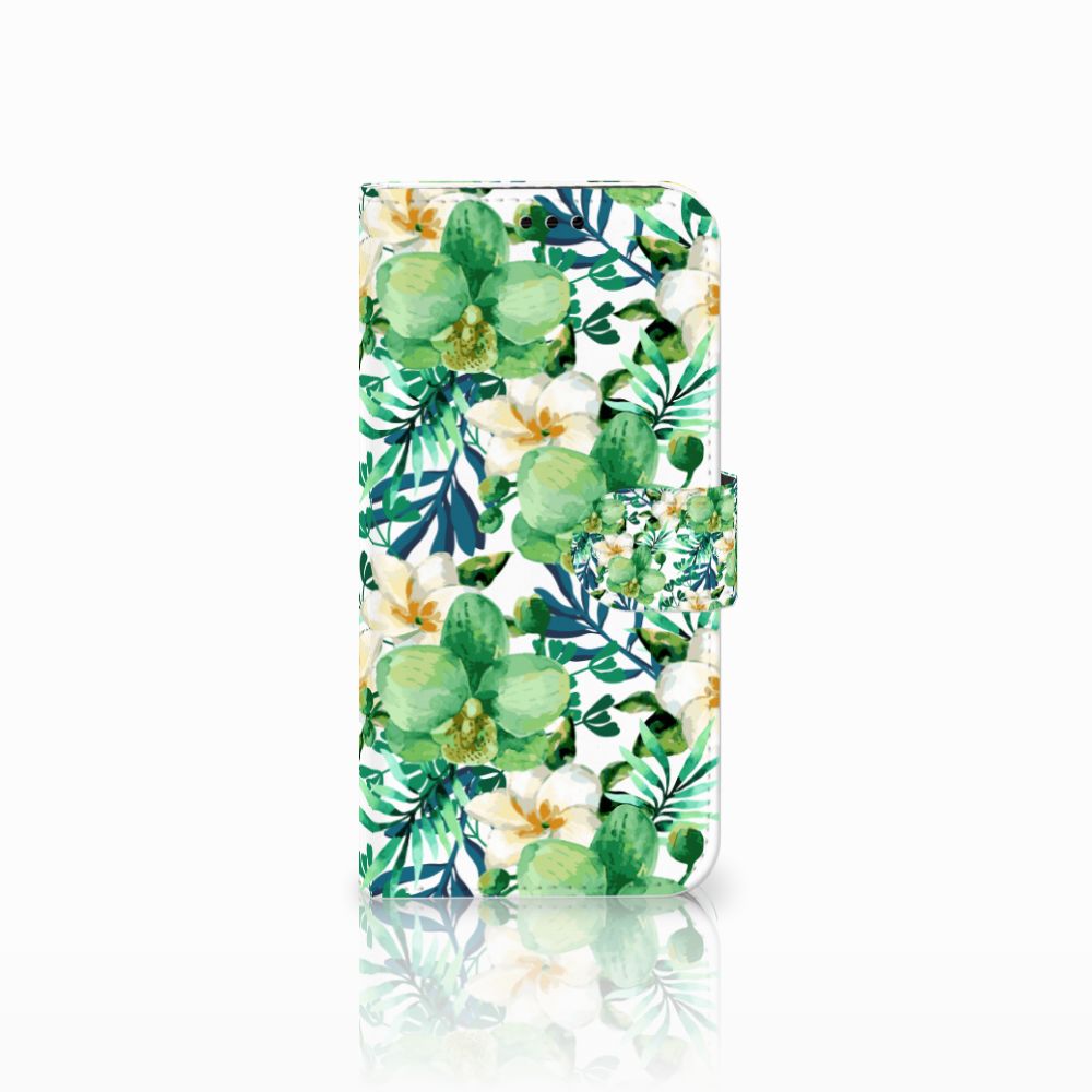 Samsung Galaxy A5 2017 Hoesje Orchidee Groen