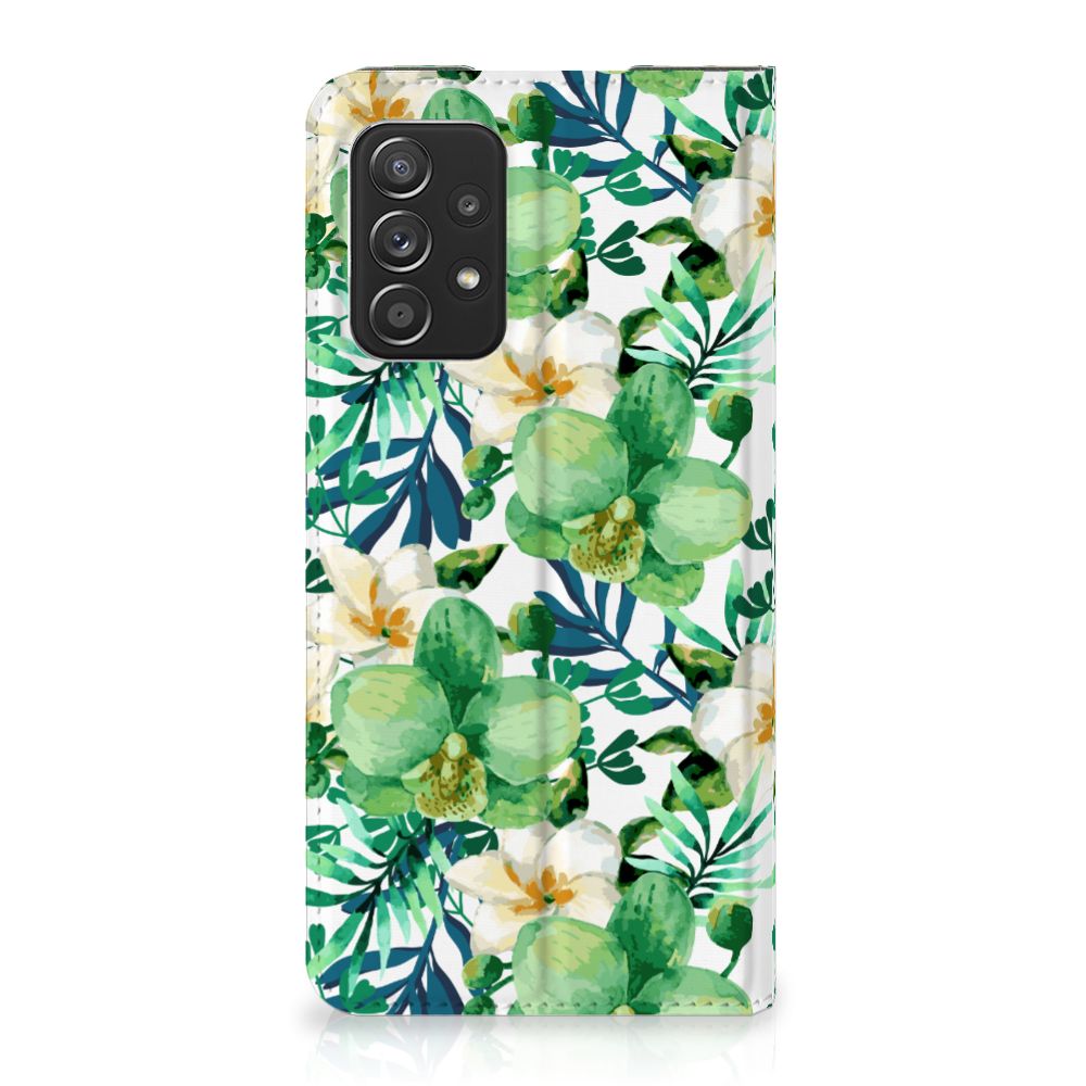 Samsung Galaxy A72 (5G/4G) Smart Cover Orchidee Groen