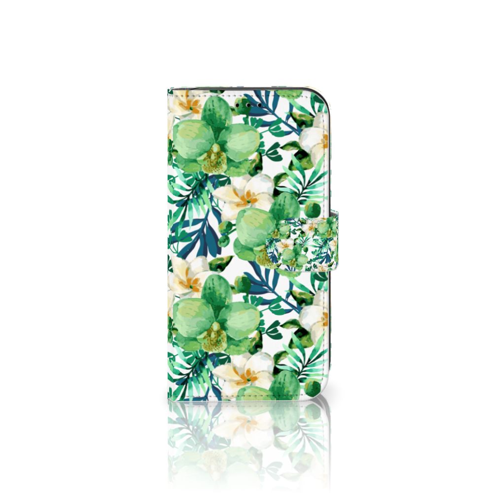 Apple iPhone 11 Hoesje Orchidee Groen